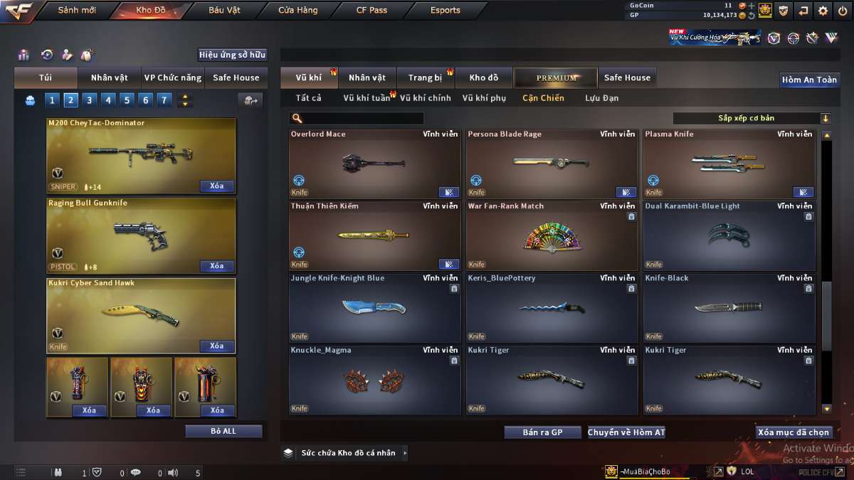 shop acc cf uy tin gia re